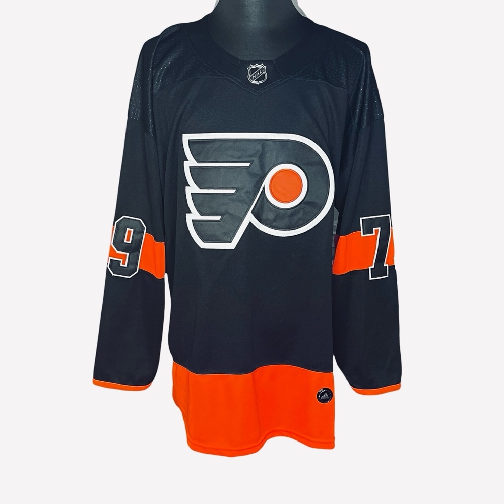 ADIDAS Philadelphia Flyers Authentic Mens NHL Hart Hockey Jersey SZ:56/2XL